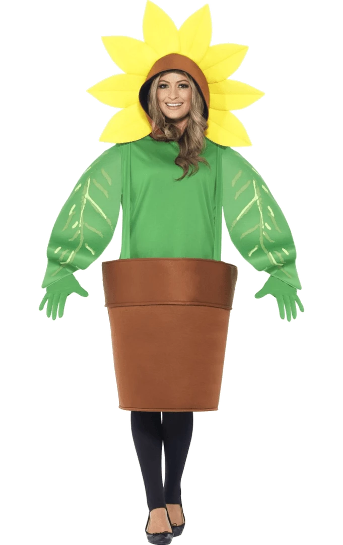 Smiffys Unisex Sunflower Costume Novelty 1 Smiffys Unisex Sunflower Costume Novelty