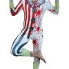 Body Republic Adult Jaw Drop Clown Morphsuit Circus