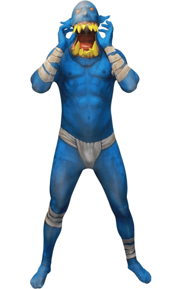 Body Republic Book Characters Orc Jaw Drop Blue Morphsuit 1 Body Republic Book Characters Orc Jaw Drop Blue Morphsuit