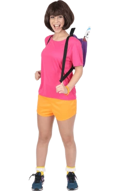 Orion Costumes Adult Dora The Explorer Costume Cartoons