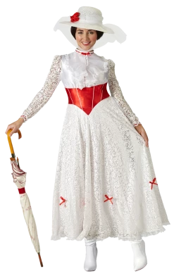 Rubies Adult Mary Poppins Holiday Costume Book Characters