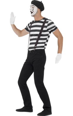 Smiffys Mens Mime Artist Costume