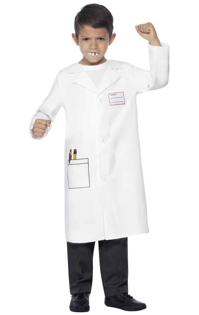 Smiffys Halloween Kids Demon Dentist Kit Costume 1 Smiffys Halloween Kids Demon Dentist Kit Costume