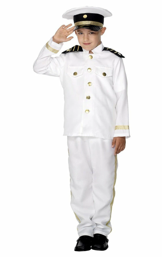 Smiffys Military Kids Captain Costume 1 Smiffys Military Kids Captain Costume