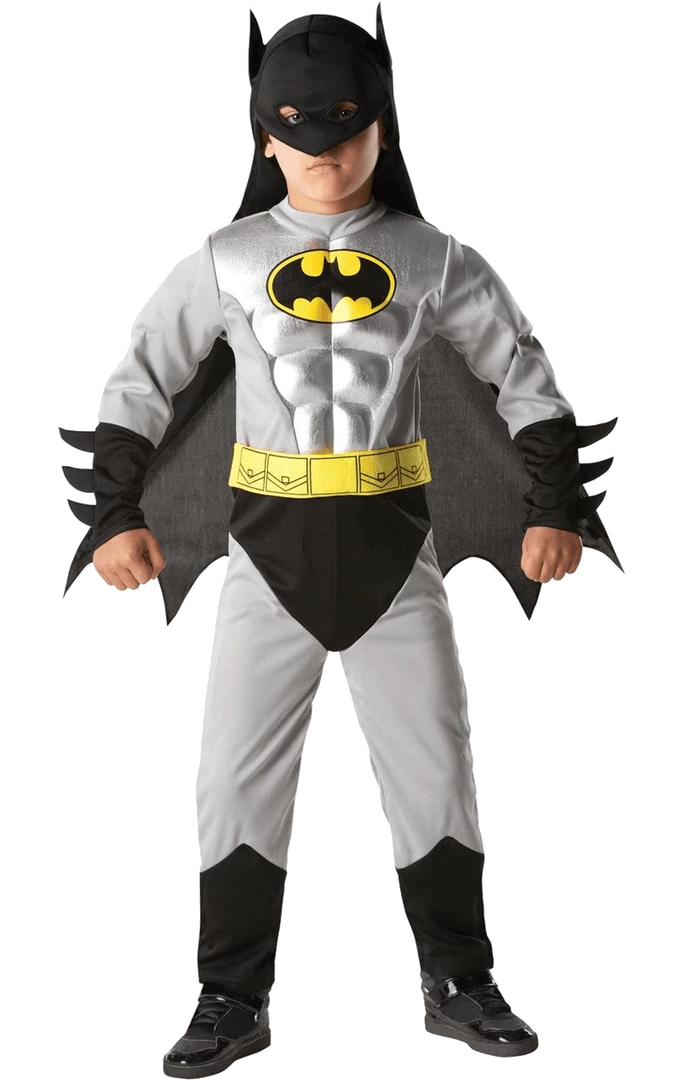 Rubies Kids Silver Batman Costume 1 Rubies Kids Silver Batman Costume