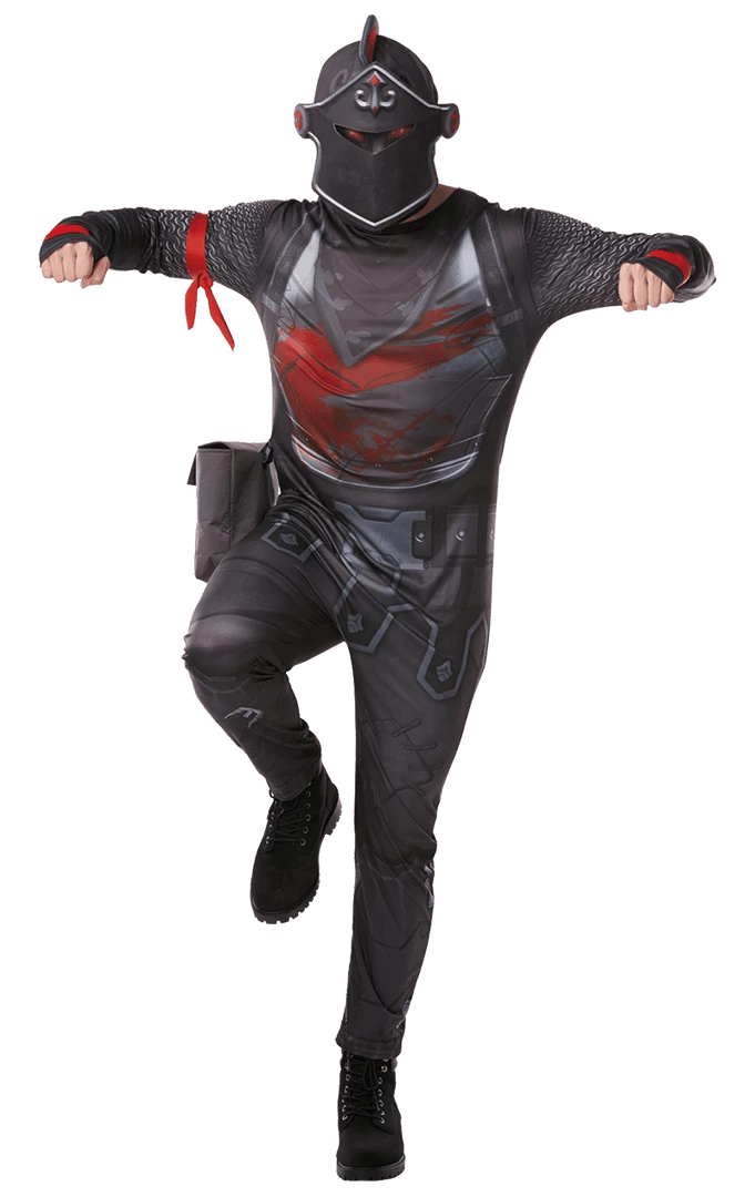 Rubies Fortnite Video Game Kids Deluxe Black Knight Costume 1 Rubies Fortnite Video Game Kids Deluxe Black Knight Costume
