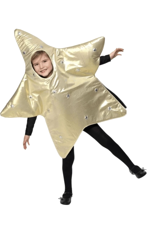 Smiffys Kids Christmas Star Costume 1 Smiffys Kids Christmas Star Costume