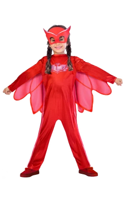 Amscan Kids PJ Facepieces Owlette Costume