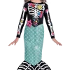 Amscan Kids Day Of The Dead Mermaid Costume Mermaids
