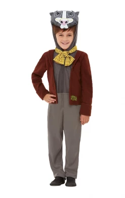 Smiffys Kids Wind In The Willows Badger Costume Animals