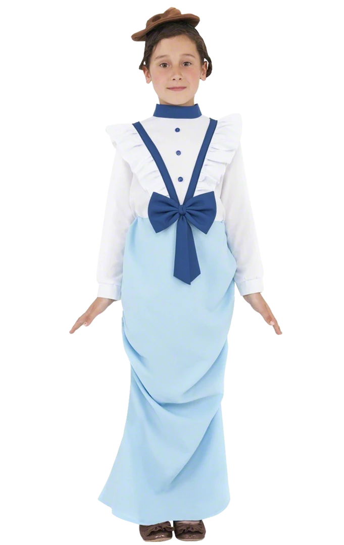 Smiffys Kids Posh Victorian Girl Costume 1 Smiffys Kids Posh Victorian Girl Costume