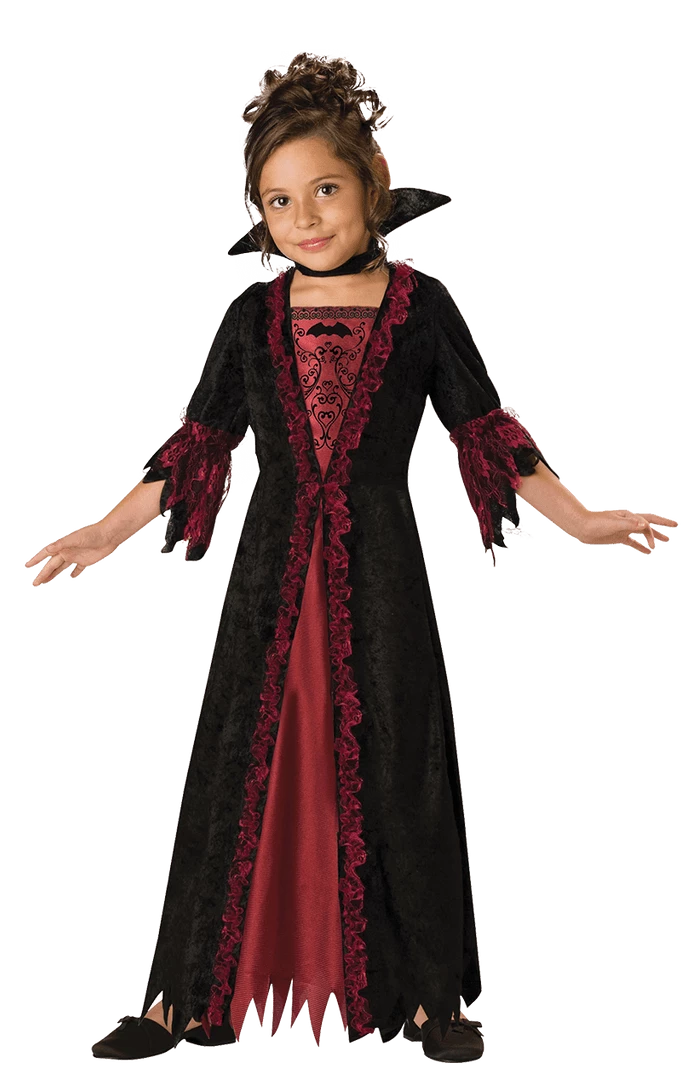 Generic Kids Gothic Vampiress Costume 1 Generic Kids Gothic Vampiress Costume