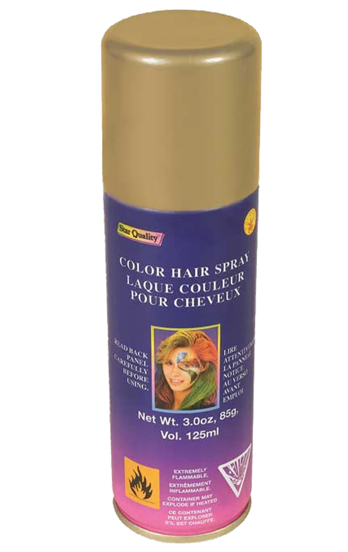 Rubies Gold Hairspray Accessory Carnival 1 Rubies Gold Hairspray Accessory Carnival