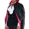 Underwraps Reversible Black/Red Cape Halloween