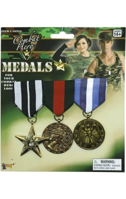 Bristol Novelty Combat Hero Medals Accessory Military