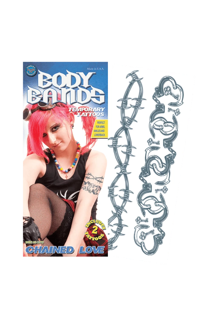 Tinsley Transfers Cuffed Body Band Tattoo 1 Tinsley Transfers Cuffed Body Band Tattoo