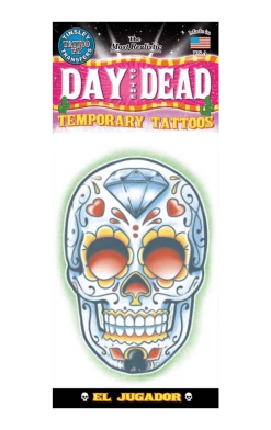 Tinsley Transfers Day Of Dead Tattoo Accessory