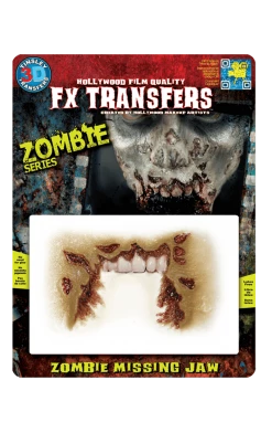 Tinsley Transfers Halloween Zombie Missing Jaw FX Transfer