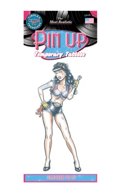 Tinsley Transfers Mechanic Pin Up Tattoo Sailors