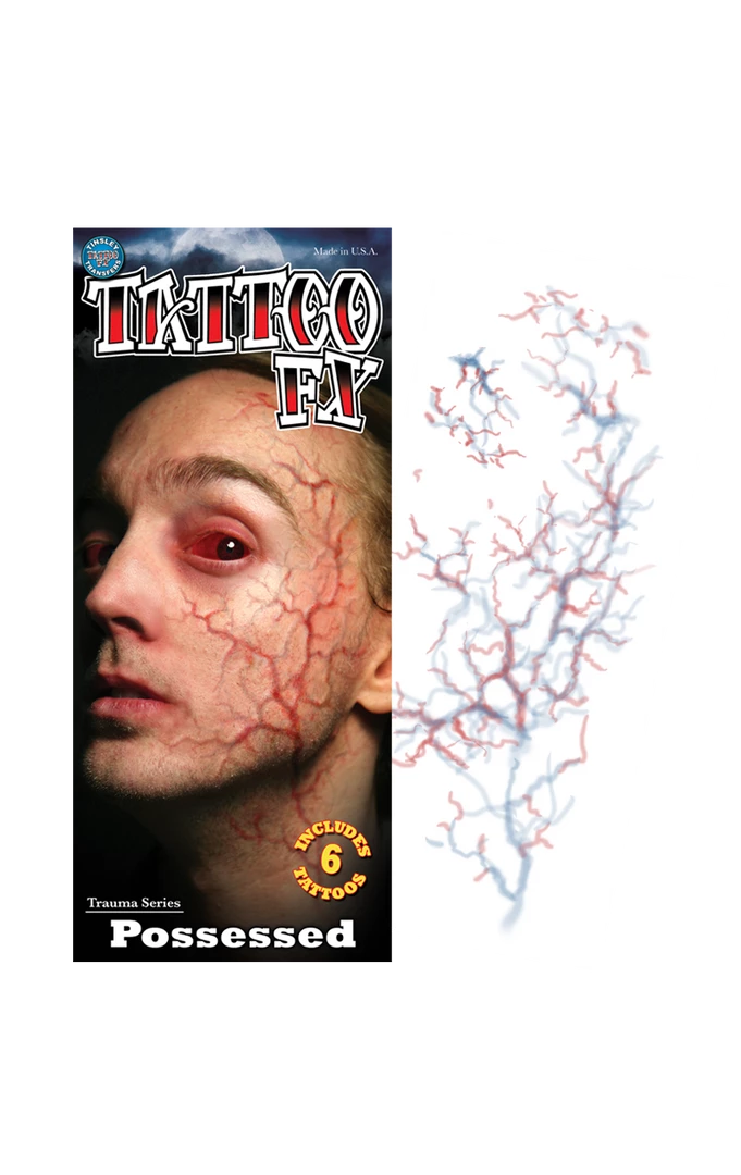 Tinsley Transfers Possessed Trauma Tattoo Halloween 1 Tinsley Transfers Possessed Trauma Tattoo Halloween