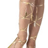 California Costumes Roman Golden Goddess Sandals Greek & Roman