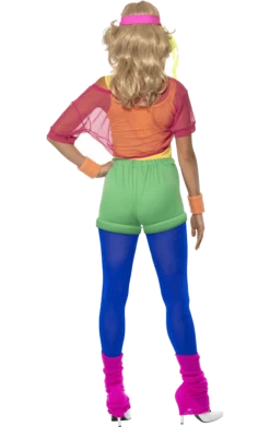 Smiffys Womens Let's Get Physical Costume 5 Smiffys Womens Let's Get Physical Costume