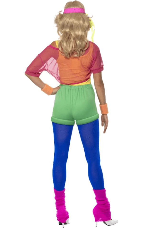 Smiffys Womens Let's Get Physical Costume 3 Smiffys Womens Let's Get Physical Costume