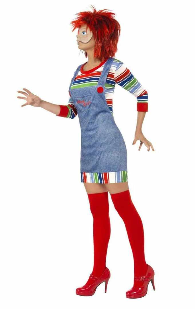 Smiffys Ladies Chucky Doll Movie Costume 2 Smiffys Ladies Chucky Doll Movie Costume