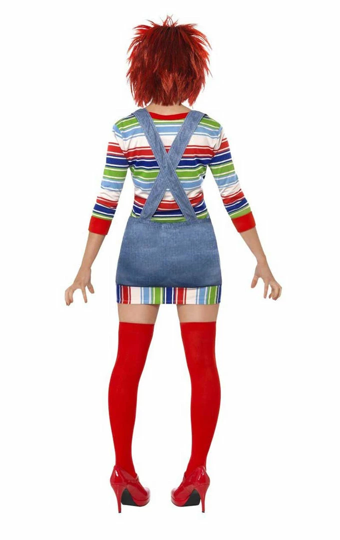 Smiffys Ladies Chucky Doll Movie Costume 3 Smiffys Ladies Chucky Doll Movie Costume
