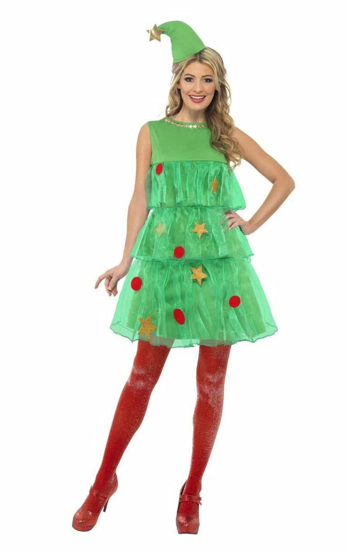 Smiffys Tutu Christmas Tree Costume 1 Smiffys Tutu Christmas Tree Costume