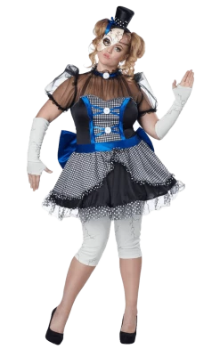 California Costumes Twisted Doll Plus Size Costume Dolls