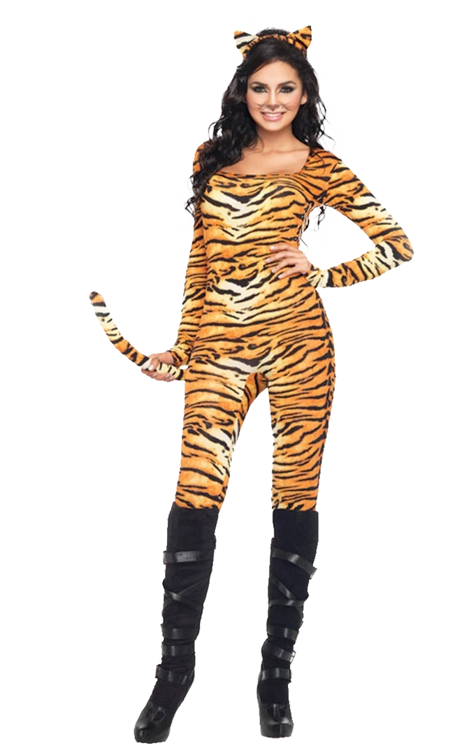 Dreamgirl Womens Wild Tiger Costume 1 Dreamgirl Womens Wild Tiger Costume