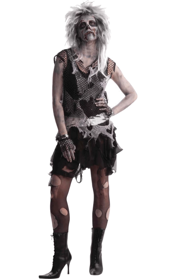 Bristol Novelty Zombie Punk Woman Costume 1 Bristol Novelty Zombie Punk Woman Costume