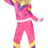 Smiffys Womens 80s Retro Shellsuit Costume Novelty