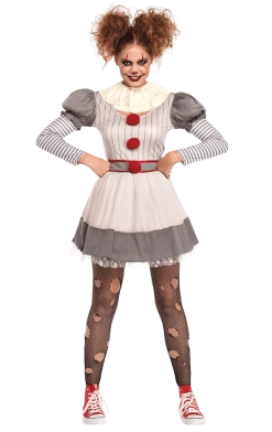 Leg Avenue Miss Pennywise Clown Costume Circus