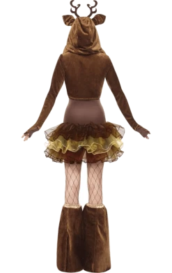 Smiffys Animals Womens Reindeer Dress Costume