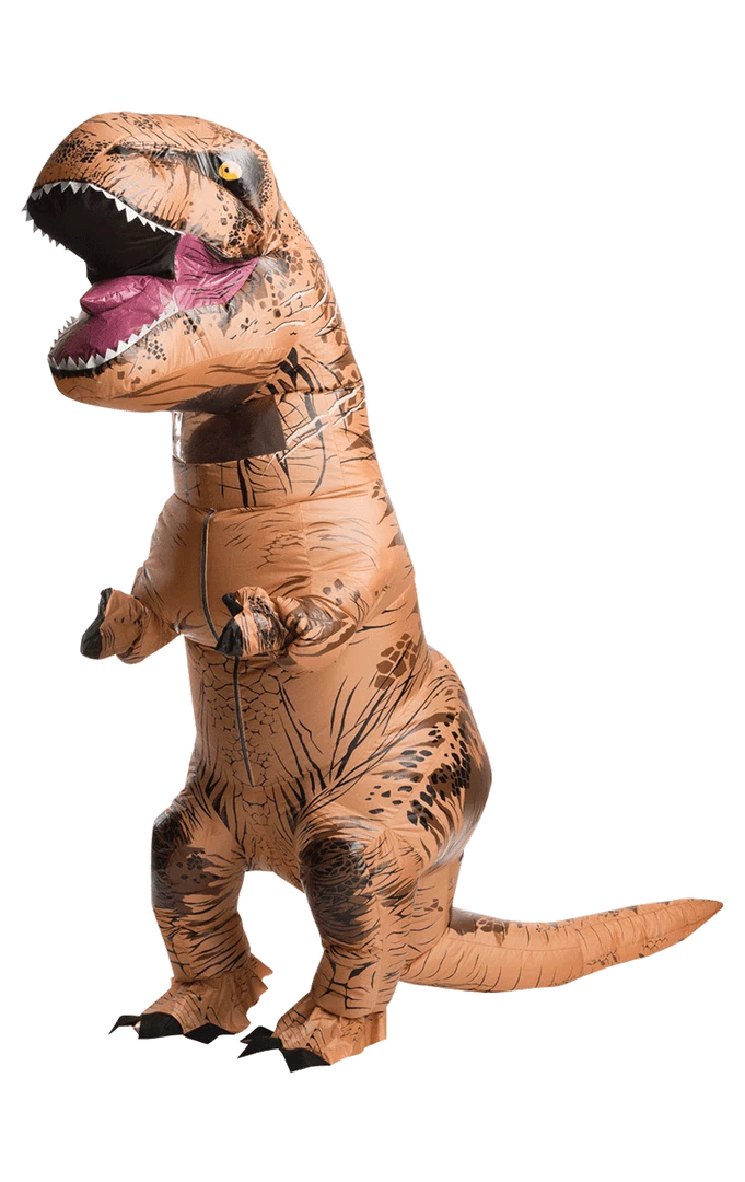 Rubies Adult Ralph Inflatable T-Rex Dinosaur Costume Animals 1 Rubies Adult Ralph Inflatable T-Rex Dinosaur Costume Animals
