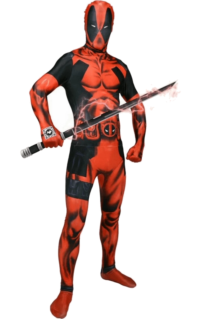 Body Republic Adult Deadpool Morphsuit Costume Book Characters 2 Body Republic Adult Deadpool Morphsuit Costume Book Characters