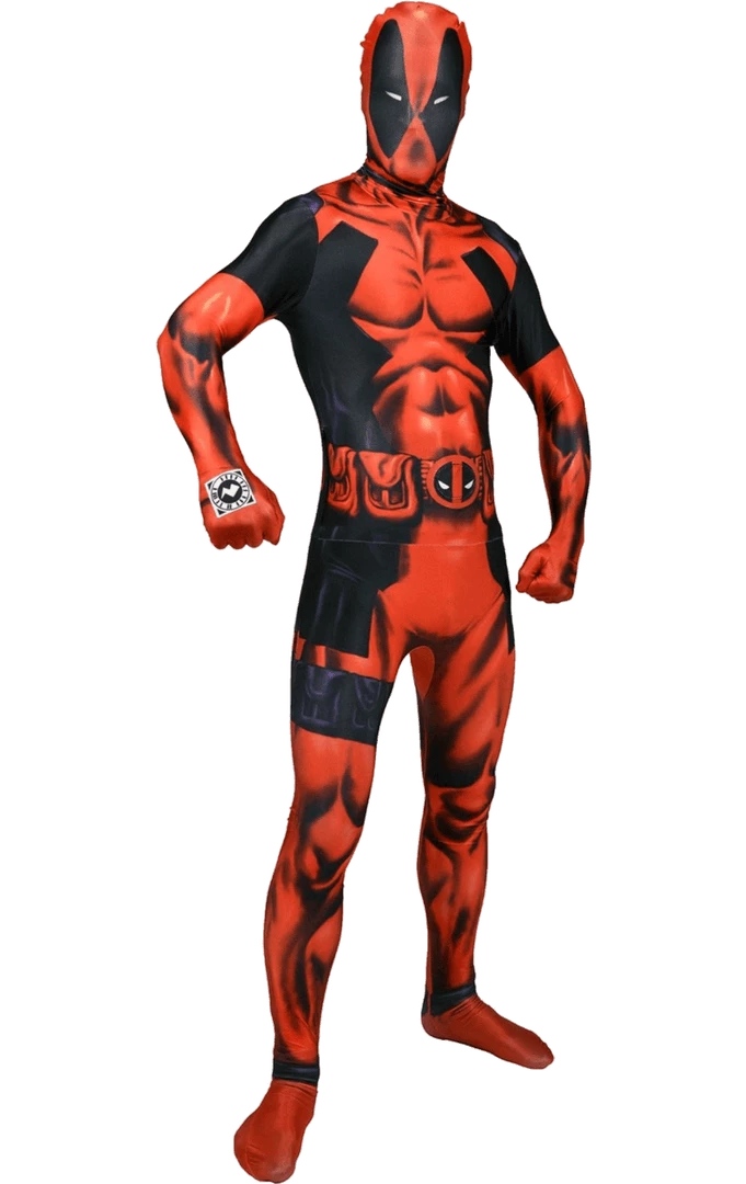 Body Republic Adult Deadpool Morphsuit Costume Book Characters 1 Body Republic Adult Deadpool Morphsuit Costume Book Characters