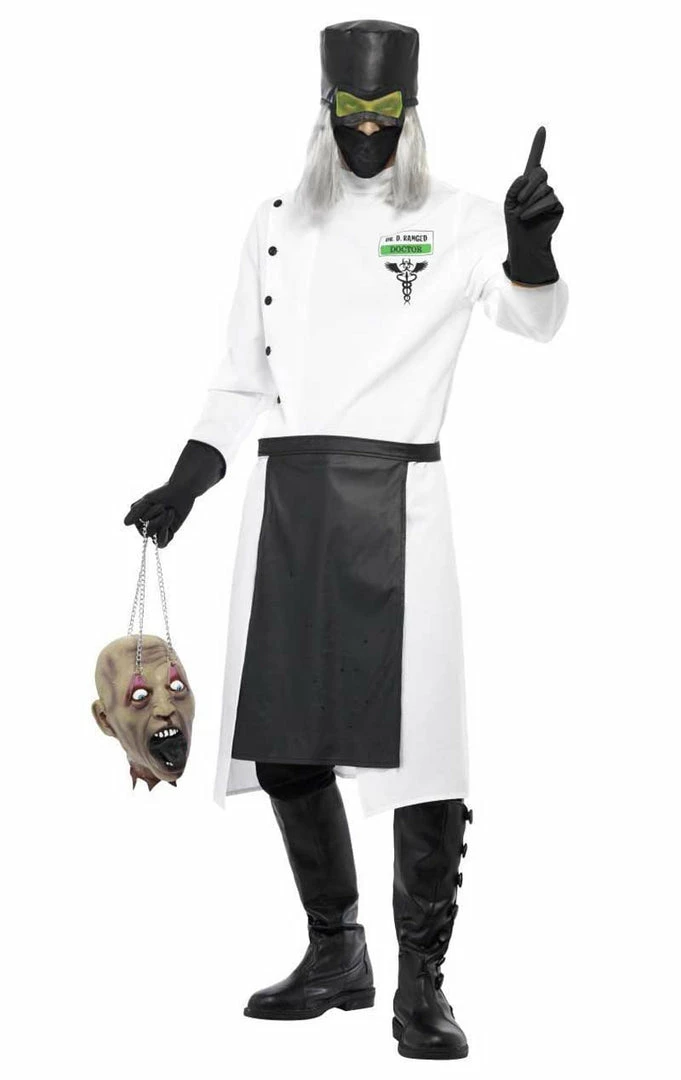 Smiffys Mens Evil Scientist D Ranged Costume 1 Smiffys Mens Evil Scientist D Ranged Costume
