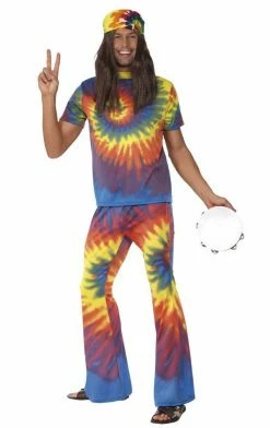 Smiffys 60s Tie Die Costume All Decades /Era Costumes