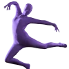 Body Republic Morphsuit Purple Costume