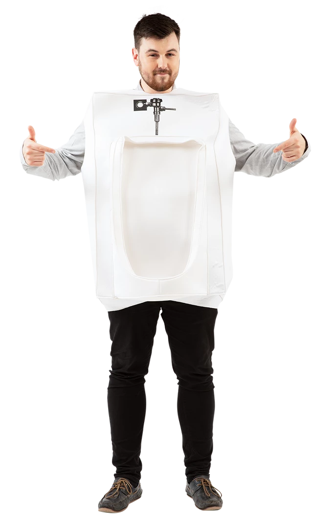 Orion Costumes Novelty Adult Unisex Urinal Costume 1 Orion Costumes Novelty Adult Unisex Urinal Costume
