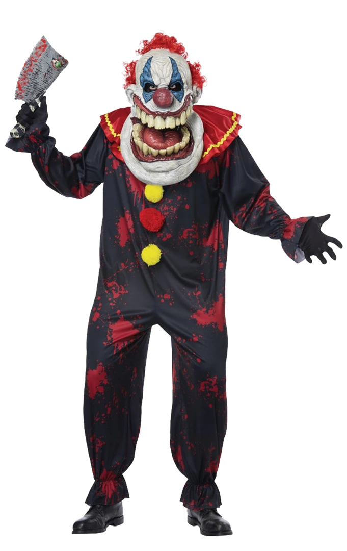 California Costumes Big Mouth Twisted Clown Costume 1 California Costumes Big Mouth Twisted Clown Costume