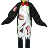 Rasta Imposta Adult Zombie Penguin Costume Animals