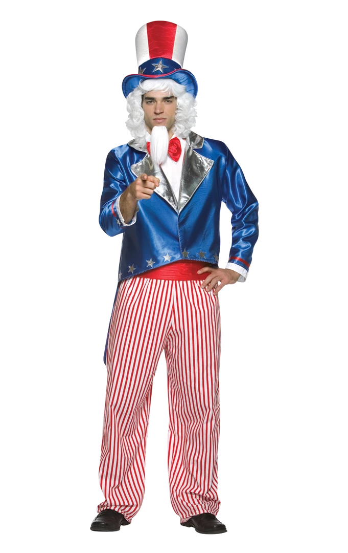Rasta Imposta Mens Uncle Sam Costume 1 Rasta Imposta Mens Uncle Sam Costume