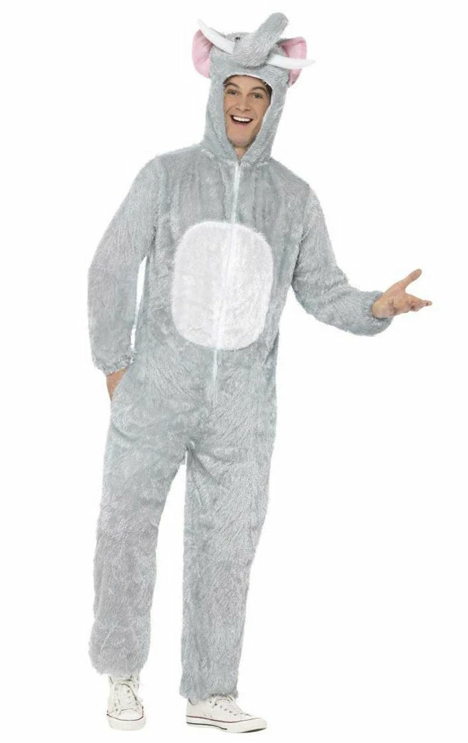 Smiffys Animals Adult Elephant Costume 1 Smiffys Animals Adult Elephant Costume