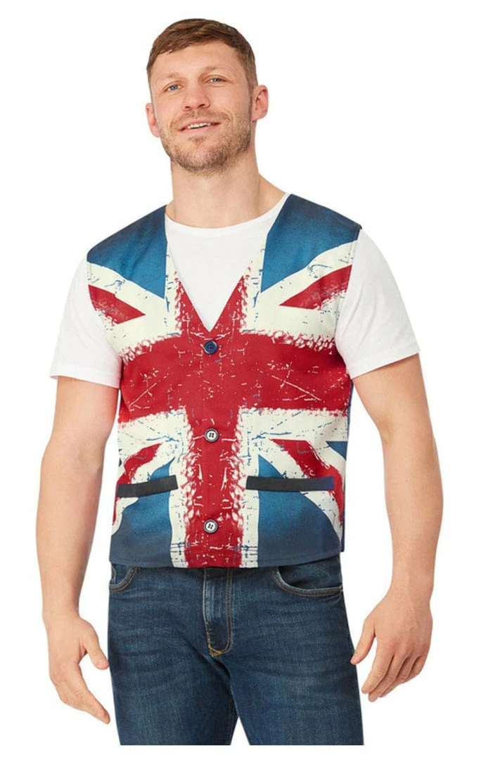 Generic Mens Union Jack Waistcoat 1 Generic Mens Union Jack Waistcoat