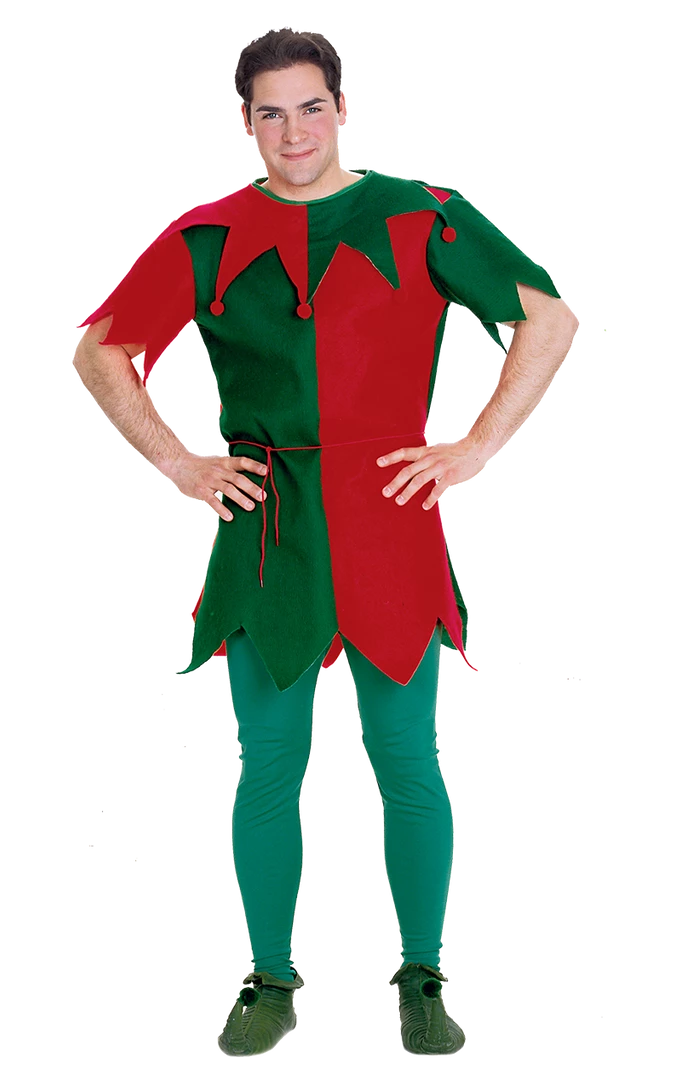 Rubies Costumes Under £20 Economy Elf Tunic Costume 1 Rubies Costumes Under £20 Economy Elf Tunic Costume
