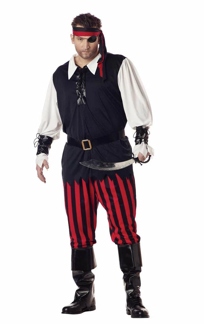 California Costumes Mens Plus Size Peril Pirate Costume Book Characters 1 California Costumes Mens Plus Size Peril Pirate Costume Book Characters